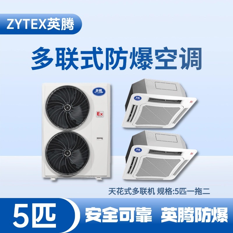 BKF-120-Ex(12D) 防爆多聯(lián)式空調天花式一拖二 油站儲藏庫使用